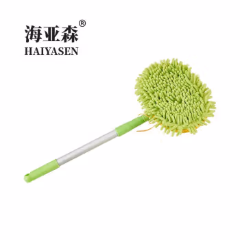 海亚森 TK-2033 长26x宽18cm 刷杆伸缩45-110cm 椭圆形刷头三节可伸缩洗车拖把 (计价单位：把) 绿色