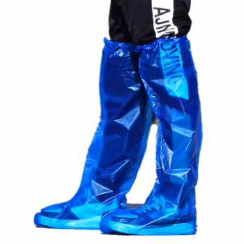 舜普(SP) SPXT-75pB  PE 长款加厚一次性 雨鞋 10.00 双/袋 (计价单位：袋) 蓝色