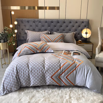 弗切尔珀榕 FKY0210221 /200*230cm环保磨毛条格四件套 床上套件 (计价单位：套) 格瑞特