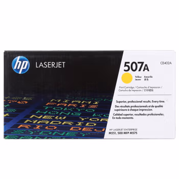 惠普(HP) CE402A 打印量6000页 适用于LaserJet M551n/M575dn/M575fw 507A原装硒鼓 1.00 只/支 (计价单位：支) 黄色