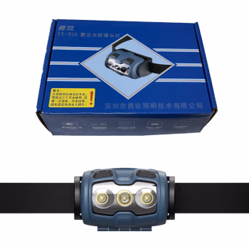 勇玖 YX-H1H聚光3W 泛光2*1W 5500K LED 工作灯（头灯） (计价单位：台) 蓝黑