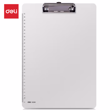 得力(deli) 9248 A4 垫板 (计价单位：个) 透明白