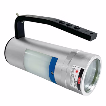 深照紫光 YJ1201D 主灯2*13W 侧灯2*6W  DC22.2V  色温6000K  光源类型LED带激光 手提式强光探照灯带激光 (计价单位：盏) 银色