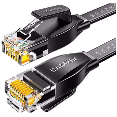 山泽(SAMZHE) HBP603 六类扁平网 3.00 米/根 (计价单位：根) 黑色