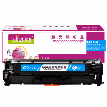 智通(ZT) CE411A 带芯片 2600页 适用惠普HP M375 M375nw M351a M475 M475dn M475dn M475dw M451 M451dn 硒鼓 1.00 只/支 (计价单位：支) 青色