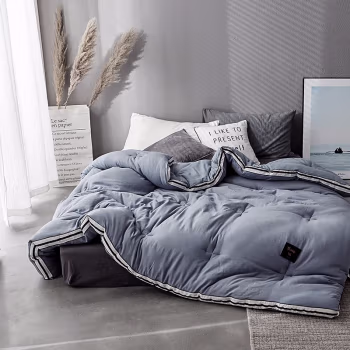 伊伊爱 DB-8XWB-005 200*230cm 芯动系列 水洗棉 秋冬被子 棉被 1.00 件/条 (计价单位：条) 心动灰