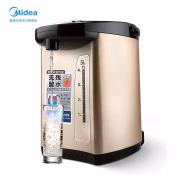 美的(Midea) PF709-50T 5L 304不锈钢 多段温控实时温度显示 电热水壶 (计价单位：台) 棕色