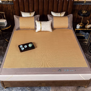 伊伊爱 CD0AN02100277 /150*200cm 艾草 经典藤席凉席套件 1.00 件/套 (计价单位：套) 玉米黄