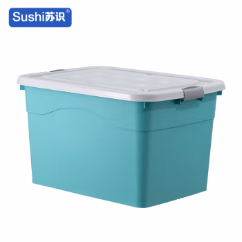 苏识 78 *58*47cm-北欧绿 6轮 塑料收纳箱 (计价单位：个) 北欧绿