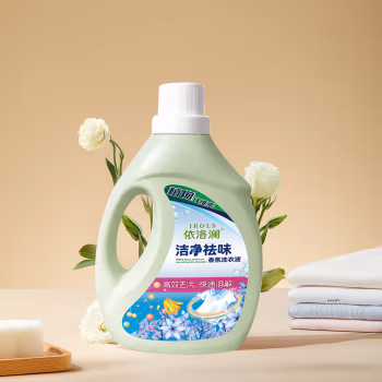 依洛澜 3kg 洁净祛味香氛 洗衣液 (计价单位：瓶) 淡绿色