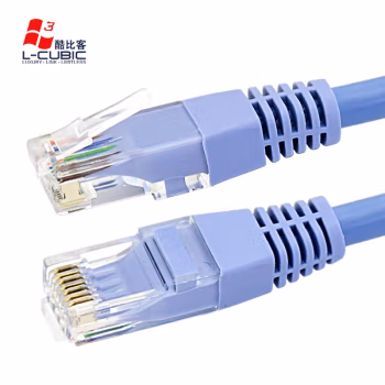 酷比客(L-CUBIC) LCLN6RRECBU-20M 20m 六类 纯铜非屏蔽网络线 20.00 米/根 (计价单位：根) 蓝色