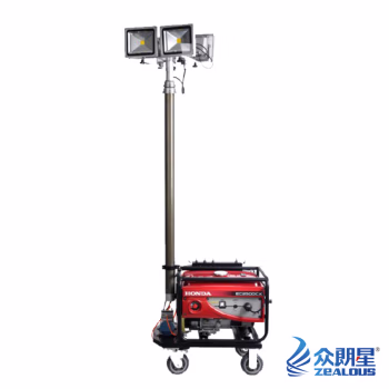 众朗星 ZL8301-C 4*100W 移动升降工作灯 (计价单位：台) 红色