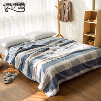 伊伊爱 XB-8MH-01 全棉 200*230cm 水洗 棉被 1.00 件/床 (计价单位：床) 蓝大格