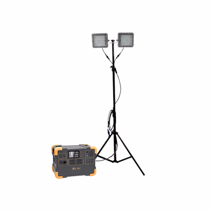 顶火 GMD2668E8、220V、IP66、2x50W、6300K、LED 照明储能装置 移动灯 (计价单位：台) 黑色