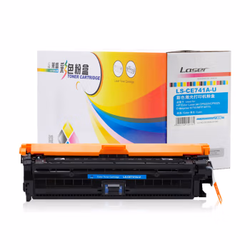 莱盛(laser) LS-CE741A-U打印页数：7300页（适用 HP Color LaserJet CP5225/CP5525,Enterprise M750/MF） 颜色：青色 有芯片 鼓粉一体 硒鼓 1.00 只/支 (计价单位：支) 青色