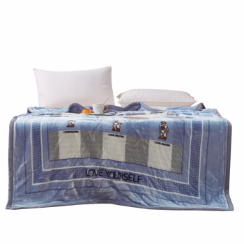 汉司家纺 聚酯纤维 150*180cm 亲肤多功能云柔毯 毯子 1.00 件/条 (计价单位：条) 蓝色