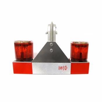 艾御堡 AYB-BZD08 太阳能警示灯 线上双头 ≤36V IP66 标志灯 (计价单位：盏) 红色