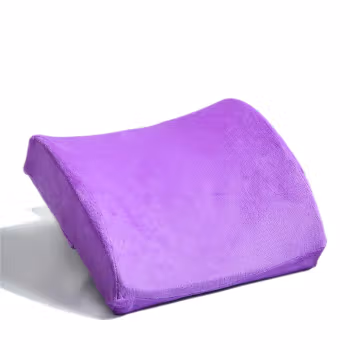 汉司家纺 臻舒腰靠 靠垫  34X32X12cm 靠垫 1.00 件/个 (计价单位：个) 深紫色