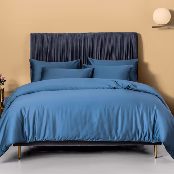 婵思 TJ0WL02100634 200*230cm 床上四件套 (计价单位：套) 纯色-月光蓝