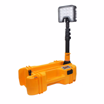简鼎 JD6418 35W DC21.6V 13Ah 连续工作时间：≥8h 灯头IP65/箱体IP54 色温5700K LED轻便式强光灯 (计价单位：台) 黄色