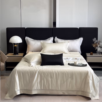 名都丽人 MDLR-63  蚕丝镂空夏凉被 150*200cm 被子 1.00 件/条 (计价单位：条) 金色