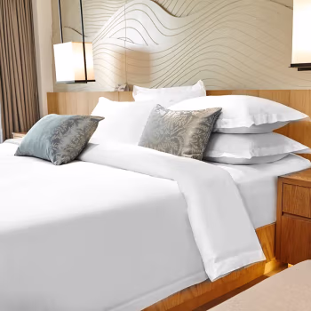 伊伊爱 T02000272 /200*240cm 双股60S贡缎纯棉四件套 (计价单位：套) 白色