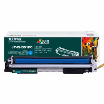 杰思特 JT-CH351FC铂金版 带芯片鼓粉分离式 打印量1000 硒鼓 1.00 只/支 (计价单位：支) 青色
