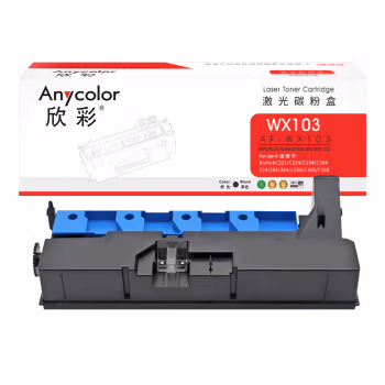 欣彩（Anycolor） AF-WX103 适用柯尼卡美能达C364 C284 C454 C368 黑 废粉盒 1.00 个/只 (计价单位：只) 黑色