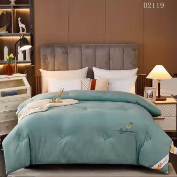 安居先森 D2119 抗菌大豆纤维被加厚冬款150*200cm 1.00 件/条 (计价单位：条) 绿色