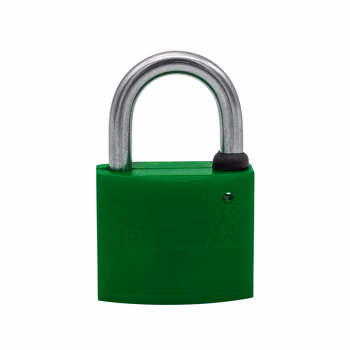 尚为慧众 SM4020-G/GW 产品材质：工程塑料+不锈钢 尺寸：40x20mm 锁体宽： 18mm 锁梁高：20mm 塑钢挂锁 (计价单位：个) 绿色