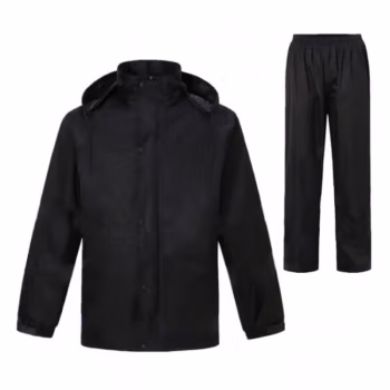 辉华千禧兔 HH-14 均码 分体式 雨衣 (计价单位：件) 黑色