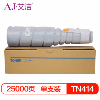 艾洁(AJ) TN414 打印量25000页 适用柯尼卡美能达/BH423/BH363 粉盒 (计价单位：只) 黑色