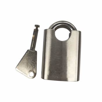 苏识 HQBY50mm 单开 不锈钢弧形全包梁叶片锁 (计价单位：个) 银色