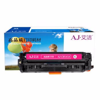 艾洁(AJ) CB543A/CRG416M 打印量1400页 适用惠普CP1210 CP1215 CP1510 CP1515n与佳能416M通用MF8010cn 8030cn 硒鼓 1.00 只/支 (计价单位：支) 红色