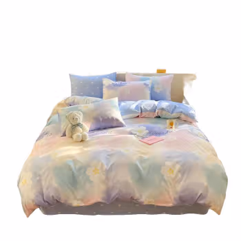 纺语柔 F1050 四件套 床上套件 (计价单位：套) 炫彩