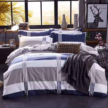 伊伊爱 QMTJ-8MM-02 200*230cm 磨毛 床上用品 四件套 (计价单位：套) 风格迥异