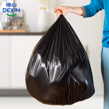 得力(deli) 得心18744-(10只/卷,1卷/包) 垃圾袋 (计价单位：包) 黑色