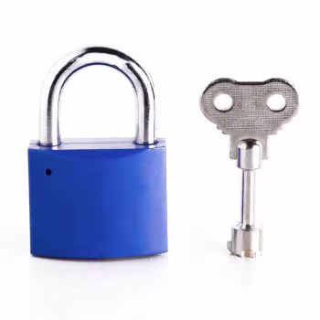 中犀 ZX-30  40mm  塑钢通开 梅花锁 挂锁 (计价单位：个) 蓝色