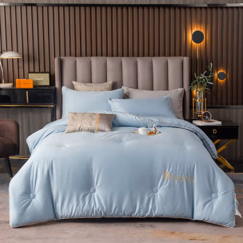 伊伊爱 BZ0TDC2100835 /150*200cm 澳棉100支大豆秋冬被 1.00 件/条 (计价单位：条) 维多利天蓝
