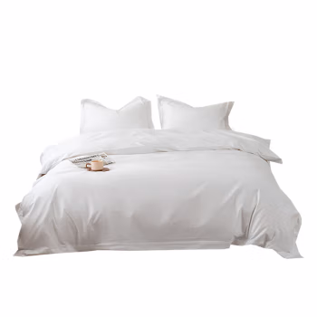 汉司家纺 60*80S喷气全棉贡缎纯白 240*250cm 被套 1.00 件/条 (计价单位：条) 白色