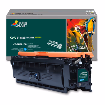 杰思特 JT-CH361FC 铂金版 5000页 适用惠普508A M553N M553DN M577C M577Z CF360A 硒鼓 1.00 只/支 (计价单位：支) 青色