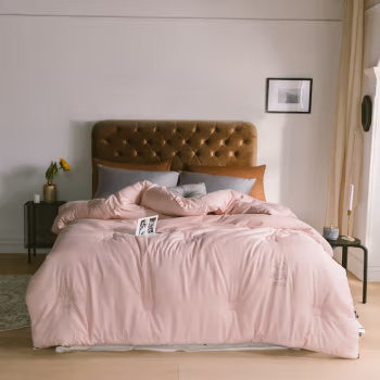 伊伊爱 BZ0LFS2201114/200*230cm约4.5斤 提花大豆春秋被 1.00 件/条 (计价单位：条) 粉色