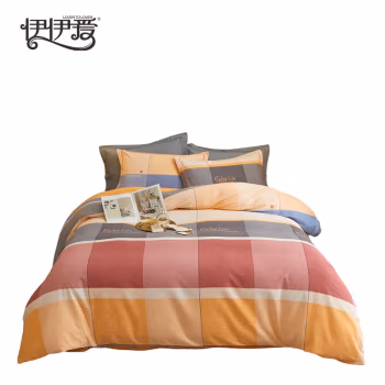 伊伊爱 TJ0HJC2201662 /220*240cm 全棉磨毛条纹四件套 (计价单位：套) 梅妮雅