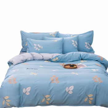 梦丝洛 MS-J-MY326 200×230cm 尊选系列全棉斜纹印花四件套 床上套件 (计价单位：套) 清枫叶语