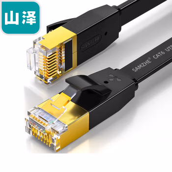 山泽(SAMZHE) 6080PHS 六类CAT6类网线 8.00 米/根 (计价单位：根) 黑色