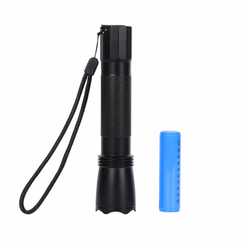 简鼎 JD6111  DC3.7V 3W 5700K  IP66  2200mAh 工作光≥16h 电筒 (计价单位：个) 黑色