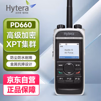 海能达(Hytera) PD660 商用对讲机 数字对讲机 (计价单位：台) 黑色