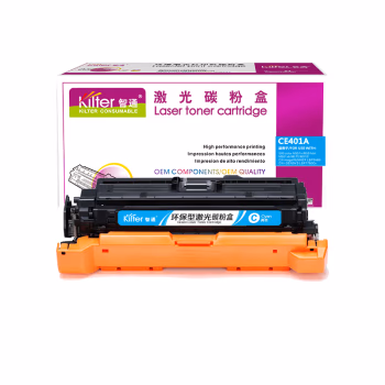 智通(ZT) CE401A 带芯片 6000页 适用惠普HP LaserJet M551n M575dn M575fw 硒鼓 1.00 只/个 (计价单位：个) 青色
