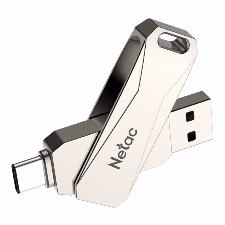 朗科（Netac） G473-256GB-USB3.0 双接口 U盘 (计价单位：个) 珍珠镍色