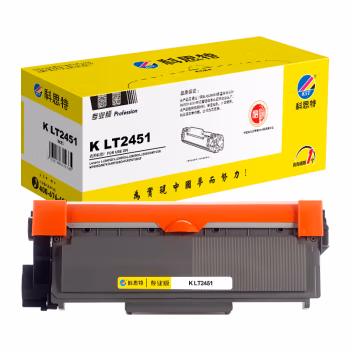 科思特 K LT2451 专业版 打印量约2600页 粉盒 1.00 只/支 (计价单位：支) 黑色